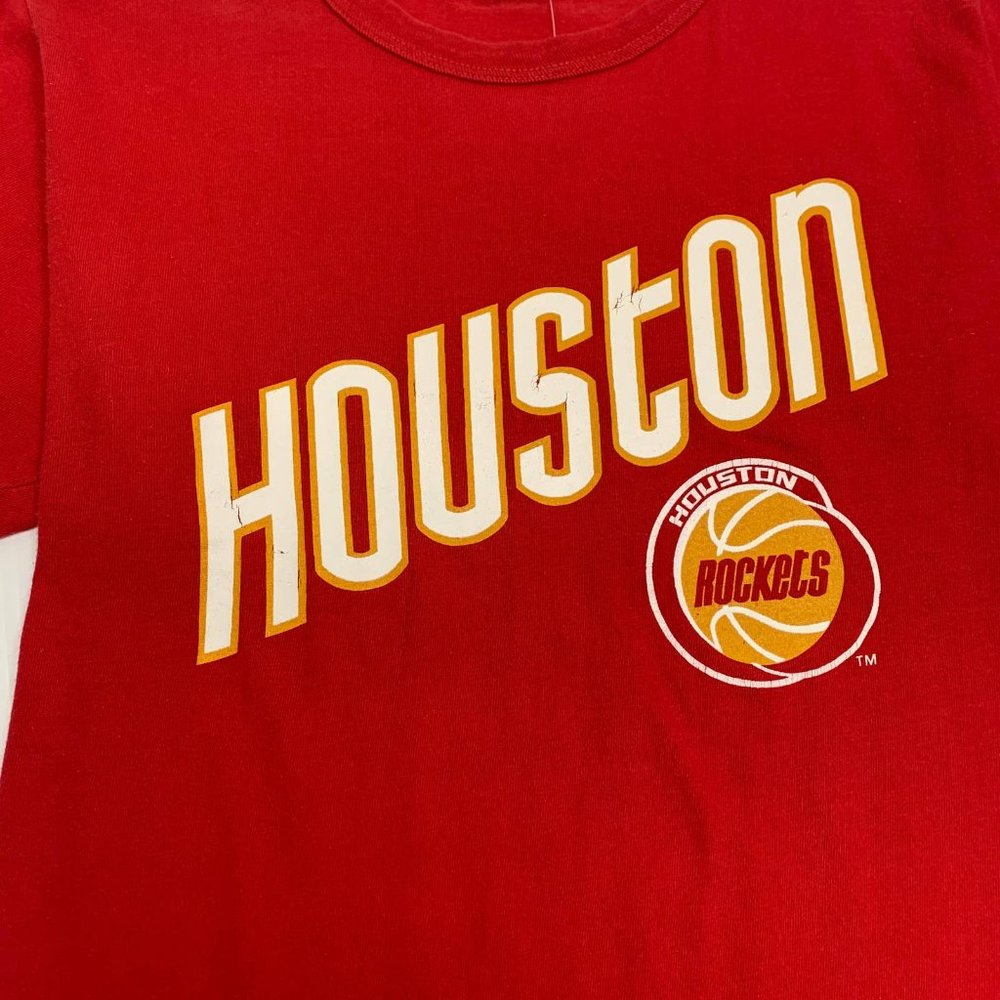 80s Houston Rockets Starter Tee M - Picture 2 of 3